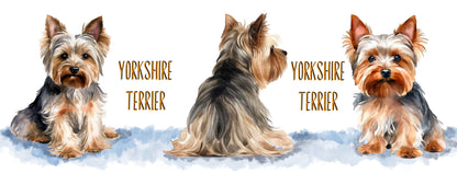 Yorkshire Terrier Dogs Collection Art Personalised Ceramic Mug Gift Idea