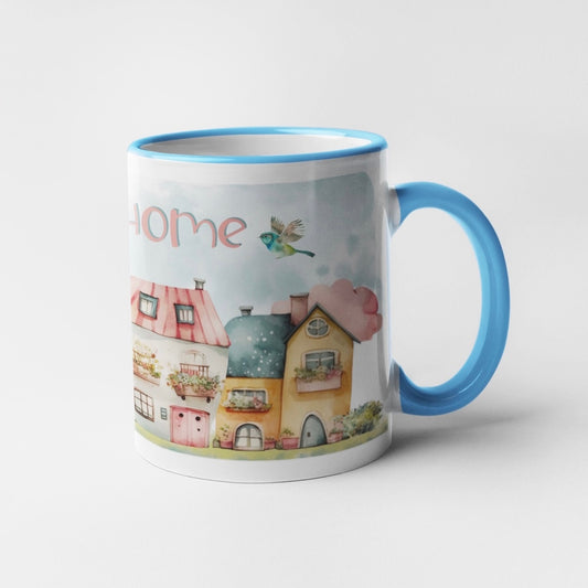 Home Sweet Home Comic Collection Art Personalised Ceramic Mug Gift Idea