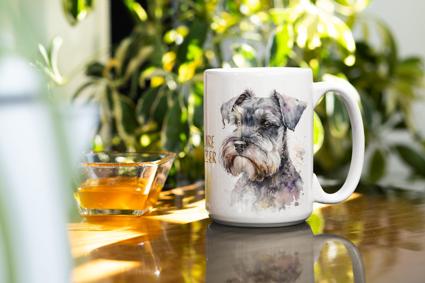 Miniature Schnauzer Dogs Collection Art Personalised Ceramic Mug Gift Idea