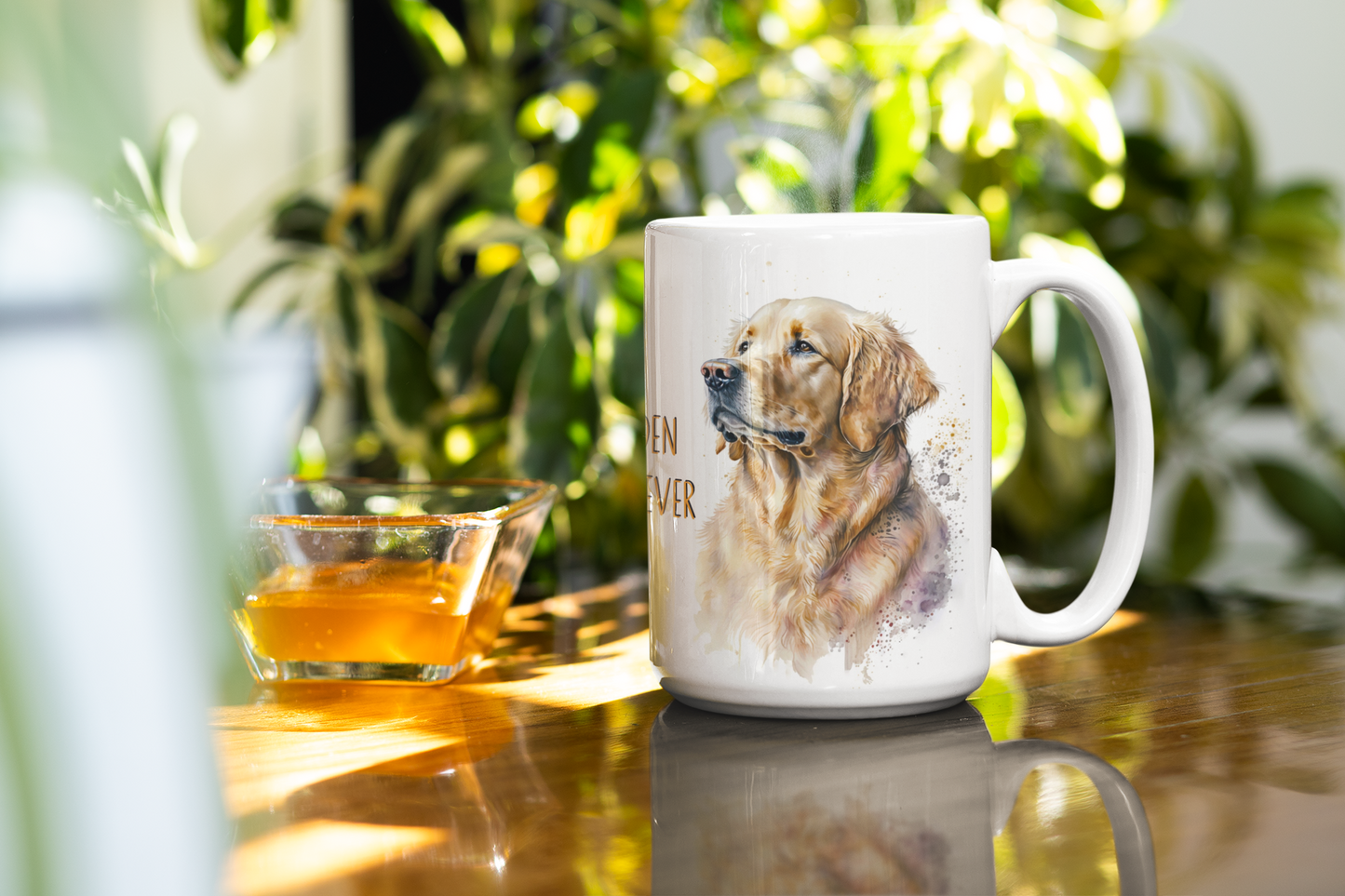 Golden Retriever Dogs Collection Art Personalised Ceramic Mug Gift Idea