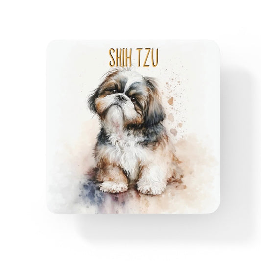 Shih Tzu Dogs Collection Art Square Personalised Coaster Gift Idea