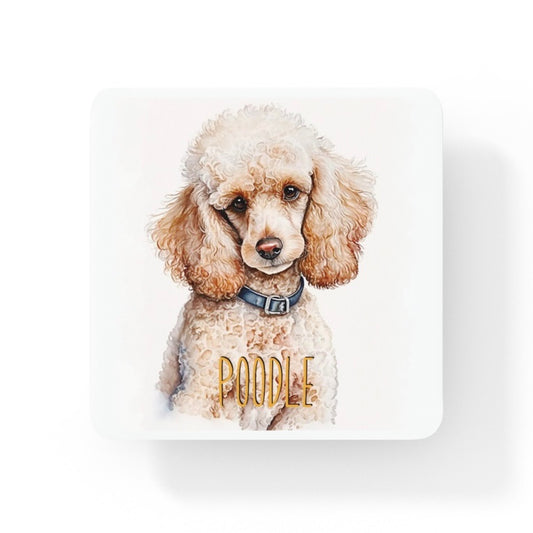 Poodle Dogs Collection Art Square Personalised Coaster Gift Idea