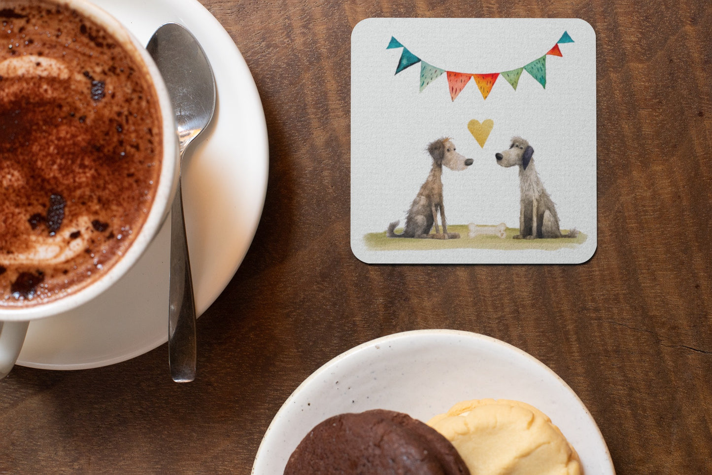 Some Things Just Fill Your Heart Without Trying Comic Collection Art Square Personalised Coaster Gift Idea