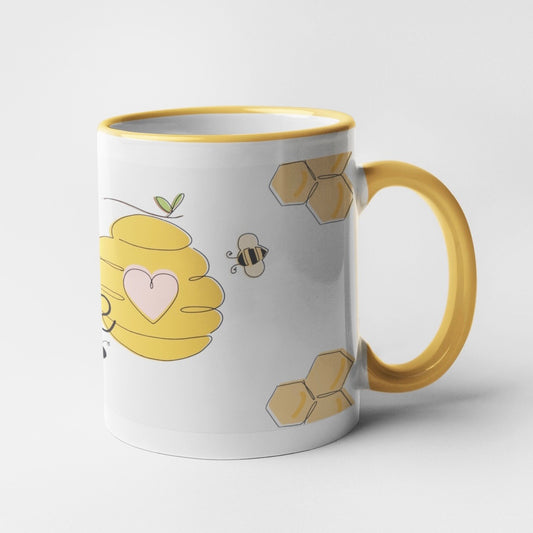 Welcome To Our Hive Comic Collection Art Bee Personalised Ceramic Mug Gift Idea