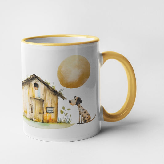 I Work Hard So My Dog Can Have A Better Life Comic Collection Art Personalised Ceramic Mug Gift Idea