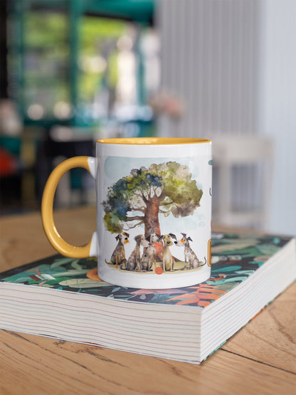 Easily Distracted By Dogs Comic Collection Art Personalised Ceramic Mug Gift Idea