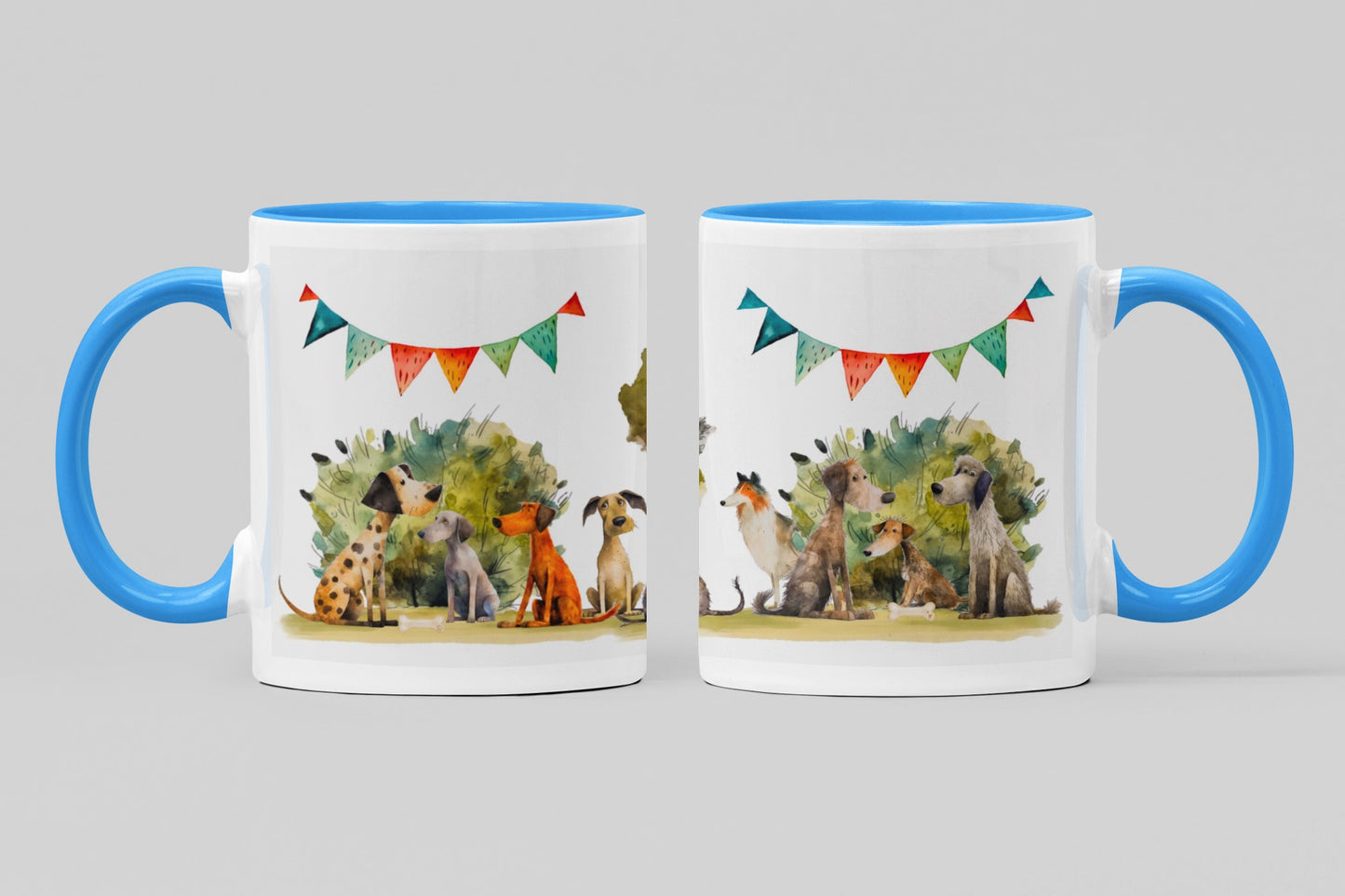 Dogs Galore Comic Collection Art Personalised Ceramic Mug Gift Idea