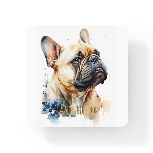 French Bulldog Dogs Collection Art Square Personalised Coaster Gift Idea
