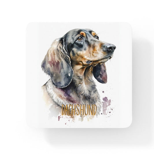 Dachshund Dogs Collection Art Square Personalised Coaster Gift Idea