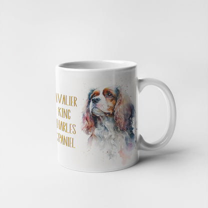 Cavalier King Charles Spaniel Dogs Collection Art Personalised Ceramic Mug Gift Idea