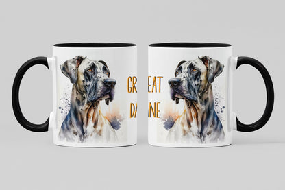 Great Dane Dogs Collection Art Personalised Ceramic Mug Gift Idea
