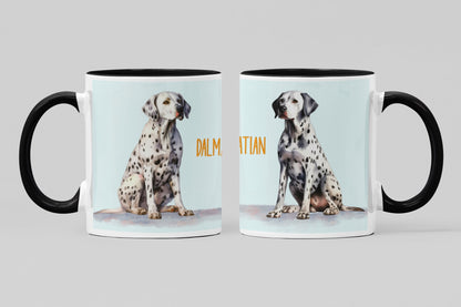 Dalmatian Dogs Collection Art Personalised Ceramic Mug Gift Idea