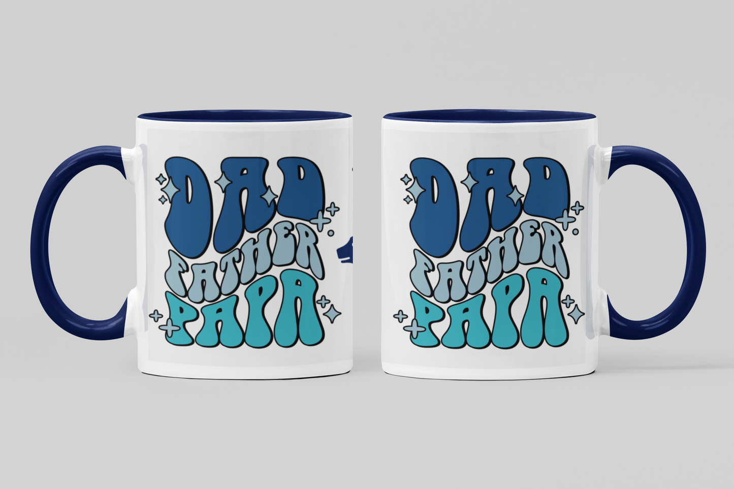 Dad, Father, Papa For Him Art Personalised Ceramic Mug Gift Idea