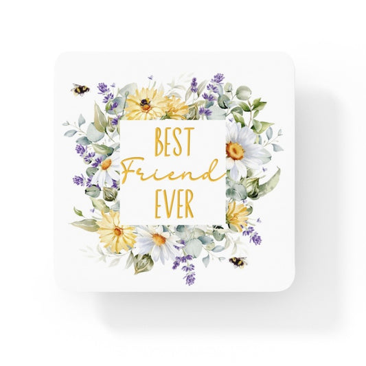 Best Friend Ever For Her Collection Art Square Personalised Coaster Gift Idea