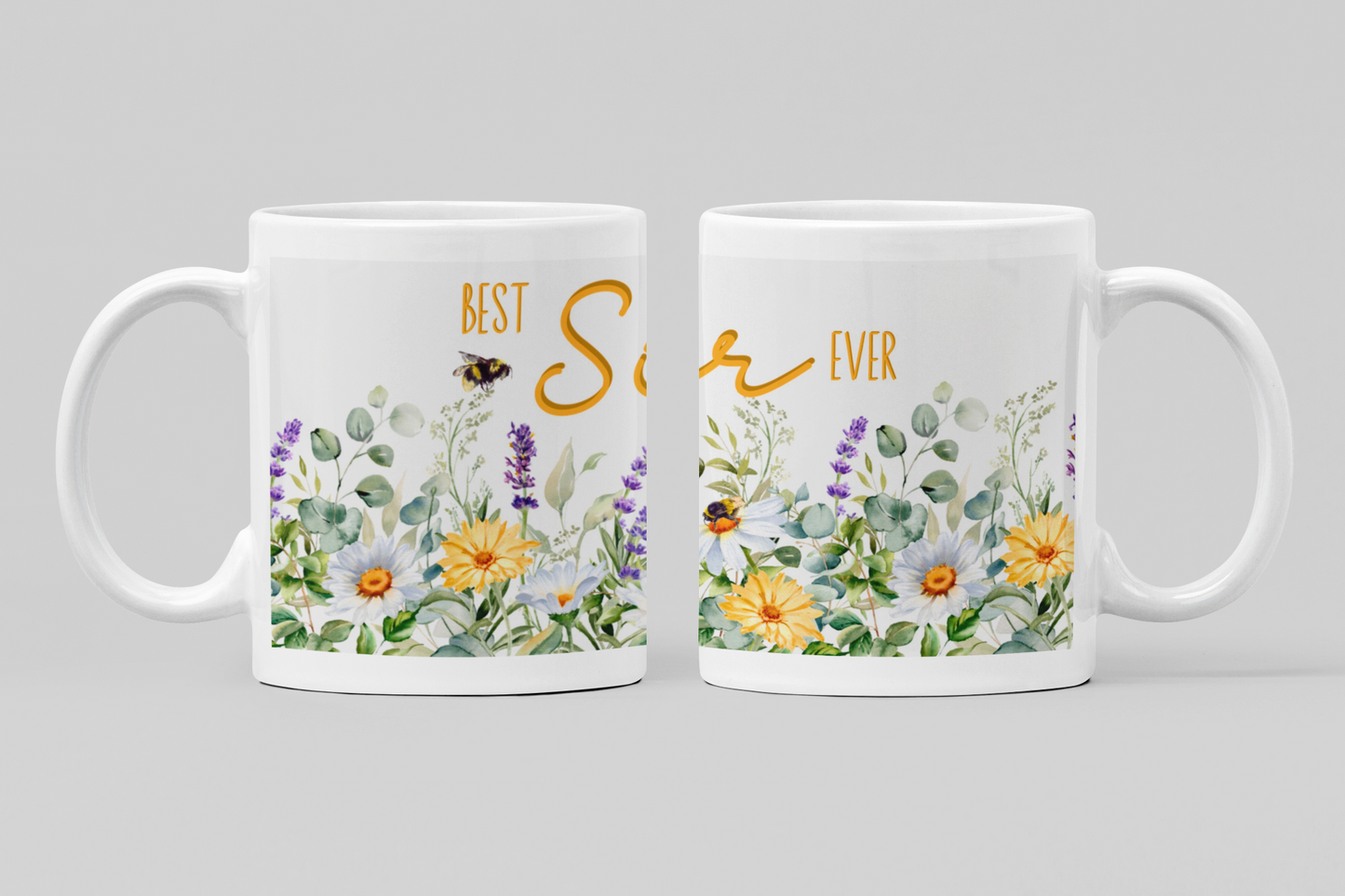 Best Sister Ever For Her Collection Art Personalised Ceramic Mug Gift Idea