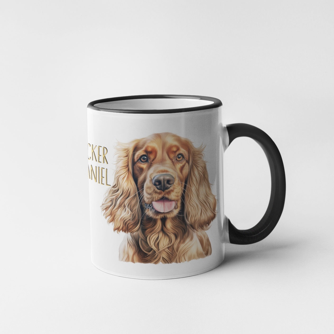 Cocker Spaniel Dogs Collection Art Personalised Ceramic Mug Gift Idea