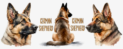 German Shepherd Dogs Collection Art Personalised Ceramic Mug Gift Idea