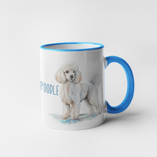 Poodle Dogs Collection Art Personalised Ceramic Mug Gift Idea