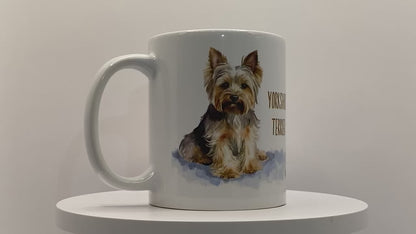 Yorkshire Terrier Dogs Collection Art Personalised Ceramic Mug Gift Idea