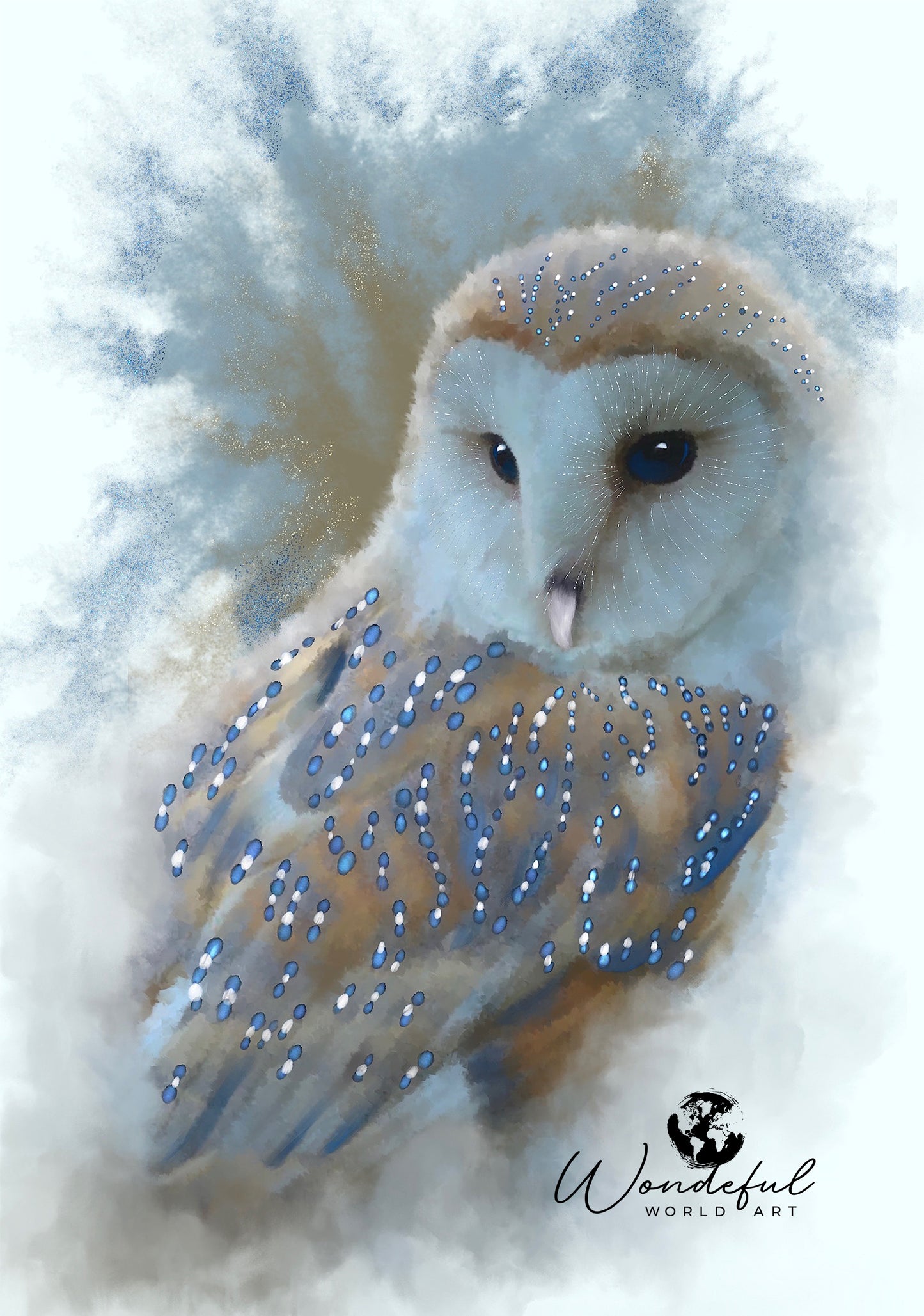 British Wildlife Art Barn Owl Notebook Gift Idea