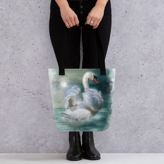 British Wildlife Swan Premium Tote bag Gift Idea