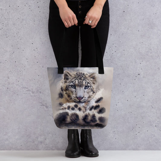 Wildlife Wild Animal Snow Leopard Tote bag Gift Idea