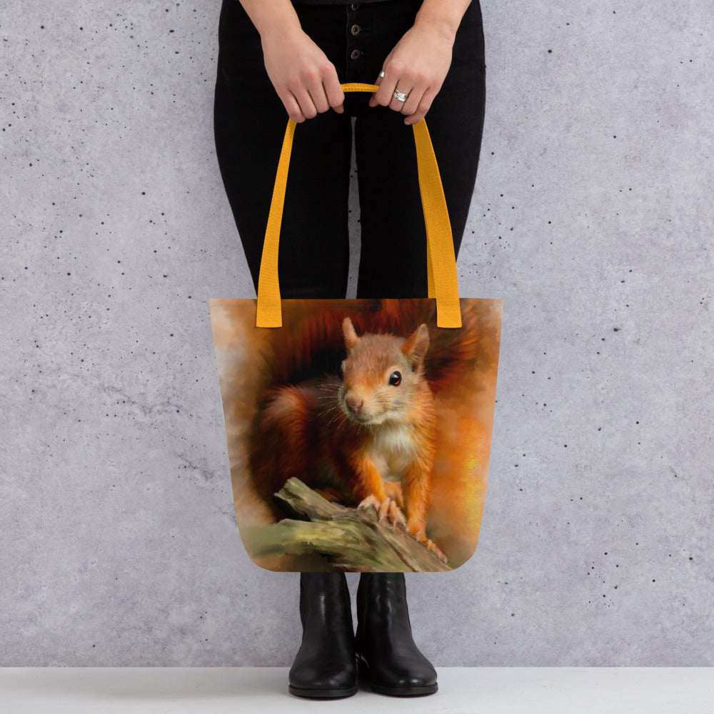 British Wildlife Squirrel Premium Tote bag Gift Idea