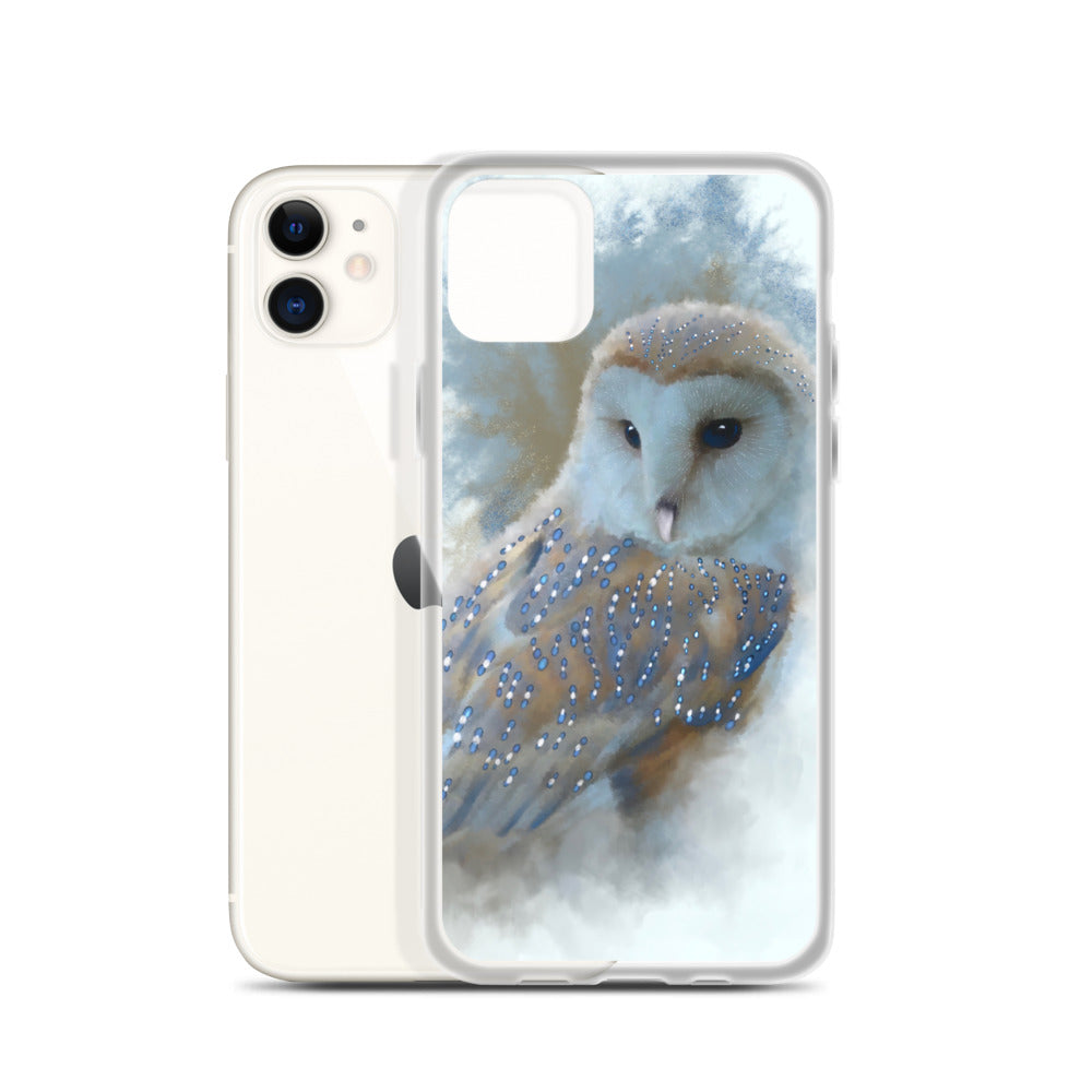 British Wildlife Art Barn Owl iPhone Case Gift Idea