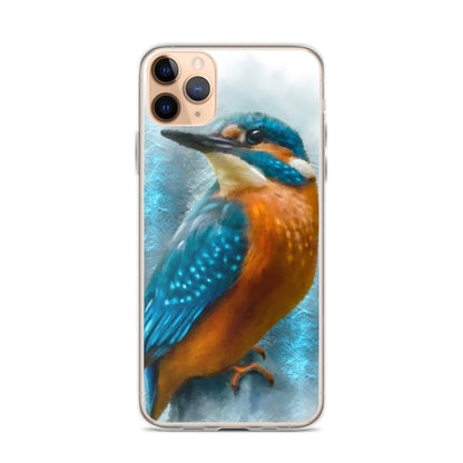British Wildlife Art Kingfisher iPhone Case Gift Idea