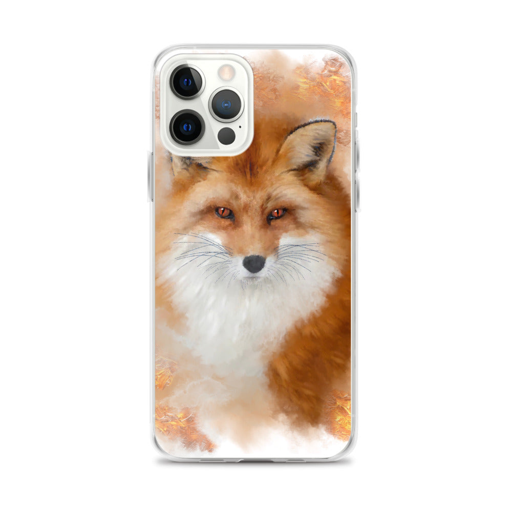 British Wildlife Art Fox iPhone Case Gift Idea