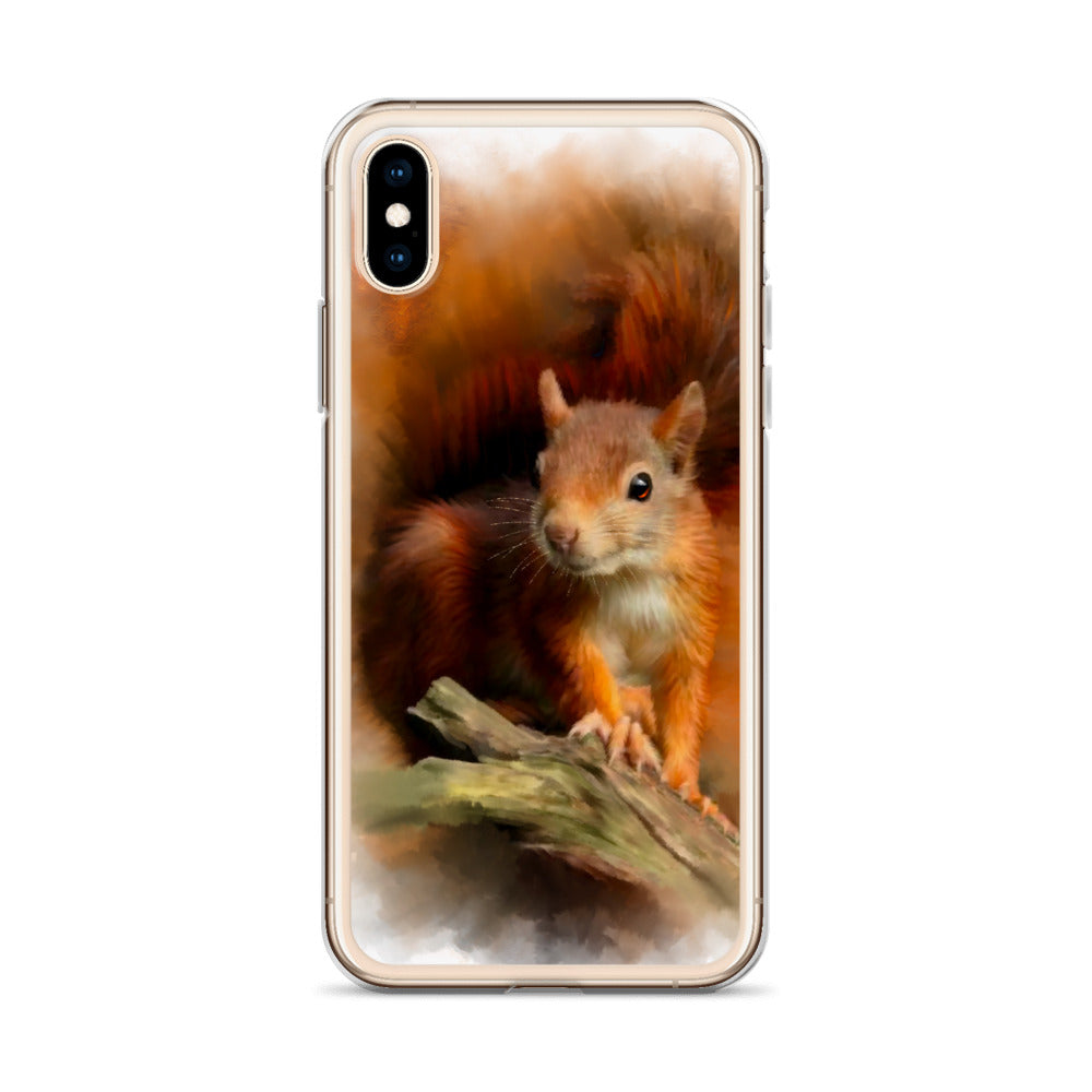 British Wildlife Art Squirrel iPhone Case Gift Idea