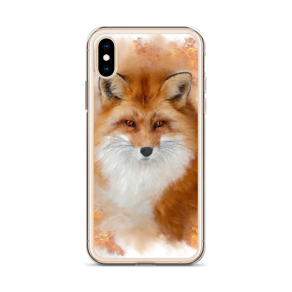 British Wildlife Art Fox iPhone Case Gift Idea