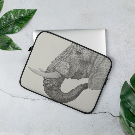 Wildlife Wild Animal Art Elephant Laptop Sleeve Gift Idea