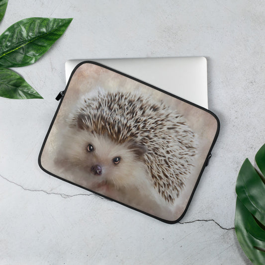 British Wildlife Art Hedgehog Laptop Sleeve Gift Idea