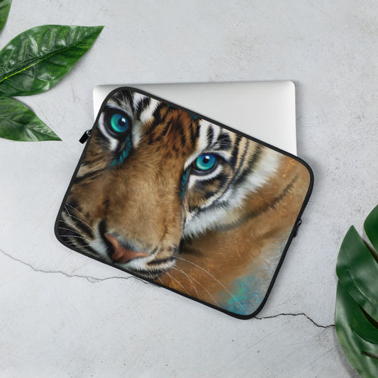 Wildlife Wild Animal Art Tiger Laptop Sleeve Gift Idea
