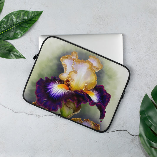 Flower Floral Art Iris Laptop Sleeve Gift Idea
