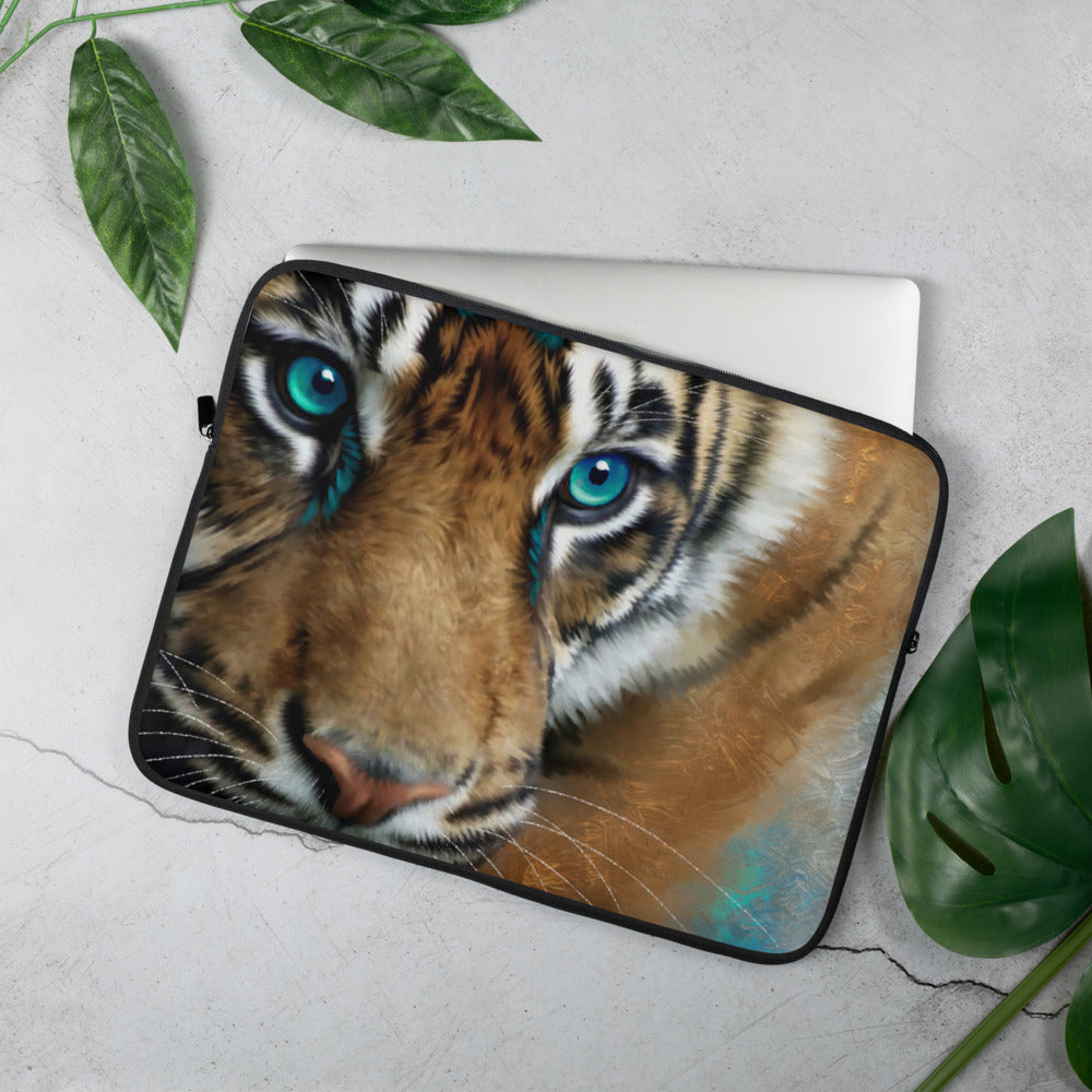 Wildlife Wild Animal Art Tiger Laptop Sleeve Gift Idea