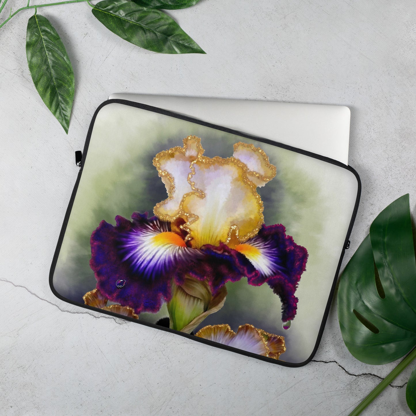Flower Floral Art Iris Laptop Sleeve Gift Idea