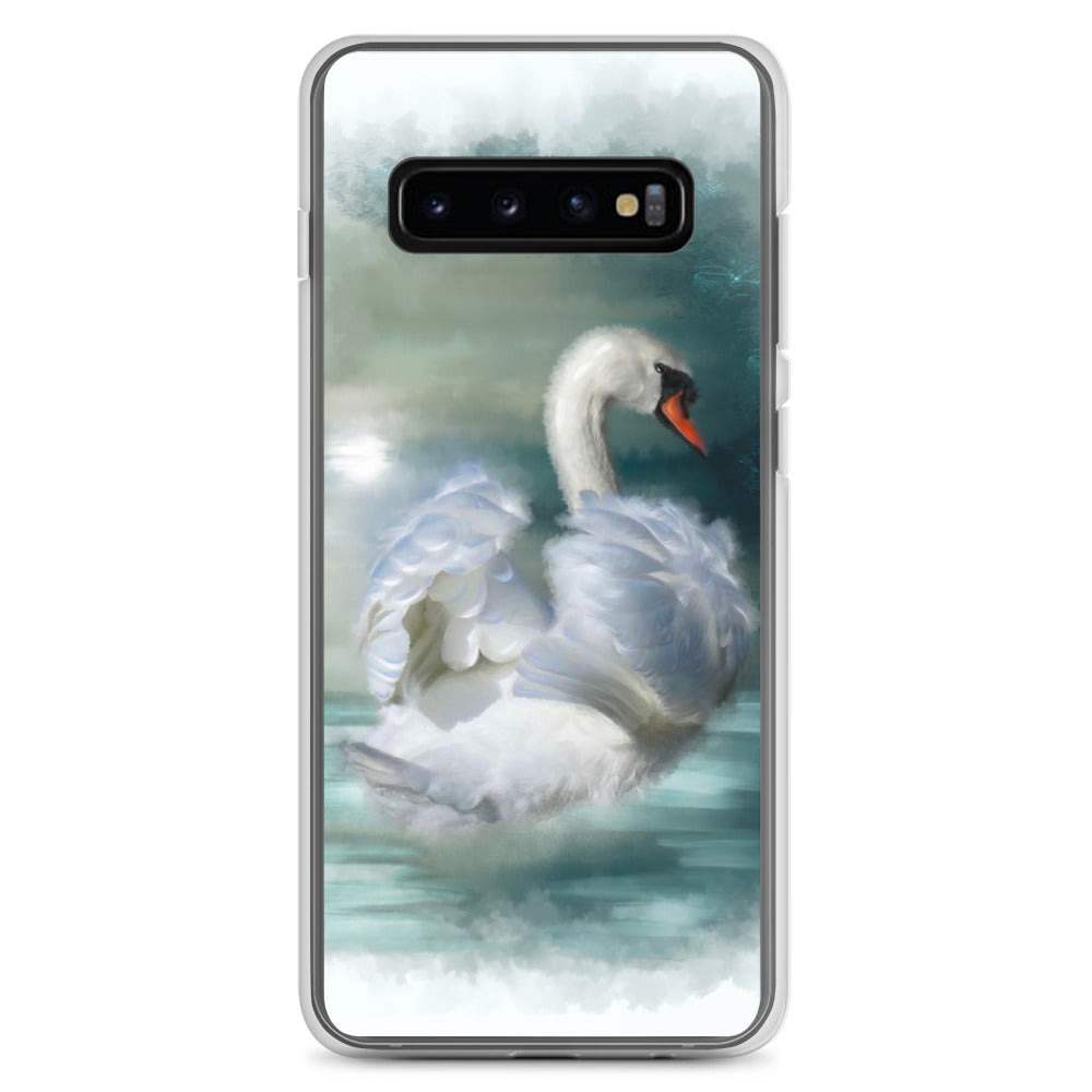 British Wildlife Art Swan Samsung Case Gift Idea
