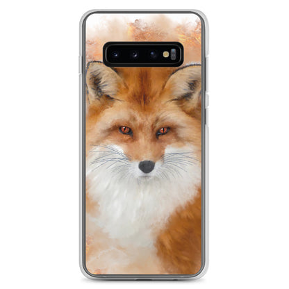 British Wildlife Art Fox Samsung Case Gift Idea