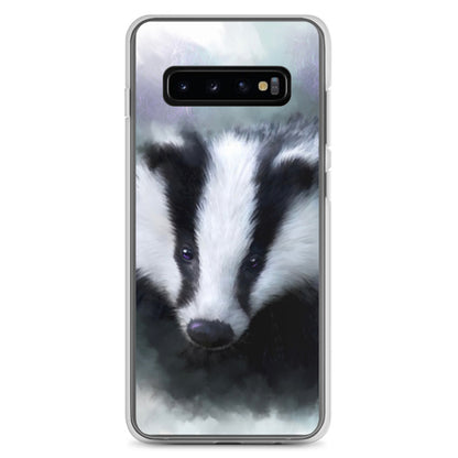British Wildlife Art Badger Samsung Case Gift Idea