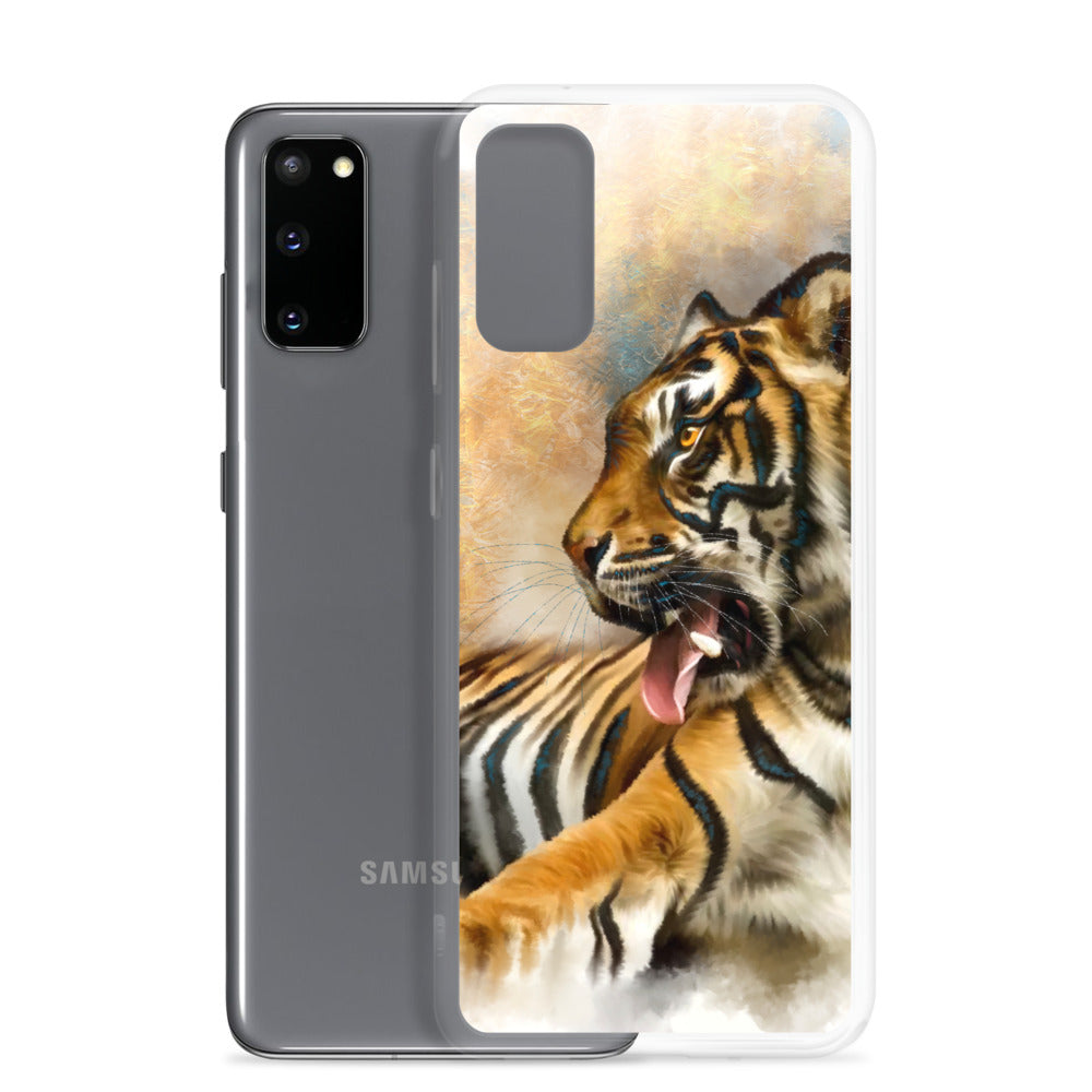 Wildlife Wild Animal Art Sitting Tiger Samsung Case Gift Idea