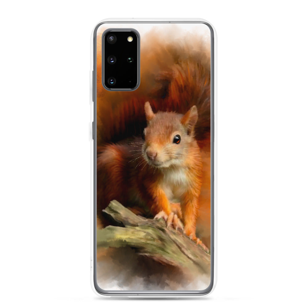 British Wildlife Art Squirrel Samsung Case Gift Idea
