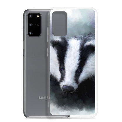 British Wildlife Art Badger Samsung Case Gift Idea