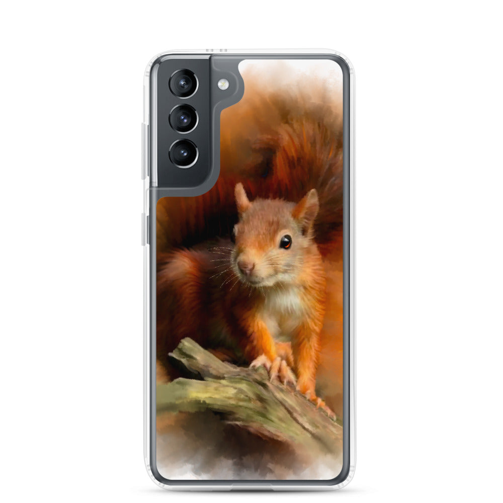 British Wildlife Art Squirrel Samsung Case Gift Idea