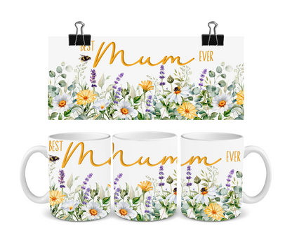 Best Mum Ever For Her Collection Art Personalised Ceramic Mug Gift Idea