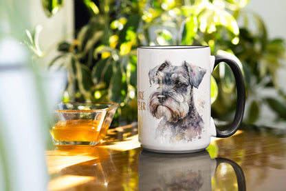 Miniature Schnauzer Dogs Collection Art Personalised Ceramic Mug Gift Idea