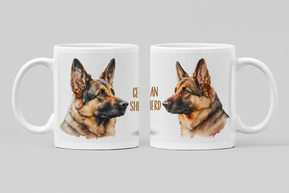 German Shepherd Dogs Collection Art Personalised Ceramic Mug Gift Idea