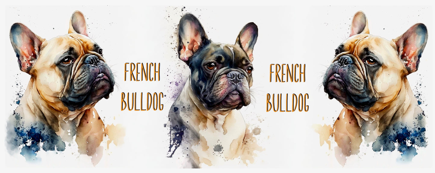 French Bulldog Dogs Collection Art Personalised Ceramic Mug Gift Idea