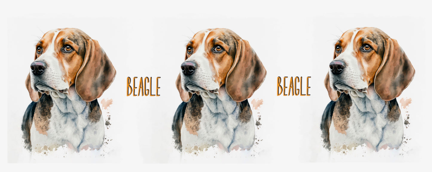 Beagle Dogs Collection Art Personalised Ceramic Mug Gift Idea